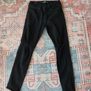 Hollister Black Ripped Skinny Jeans 👖